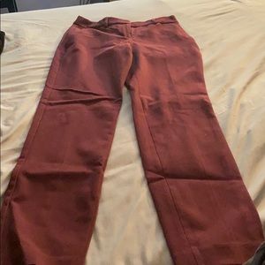 Maroon dress pants